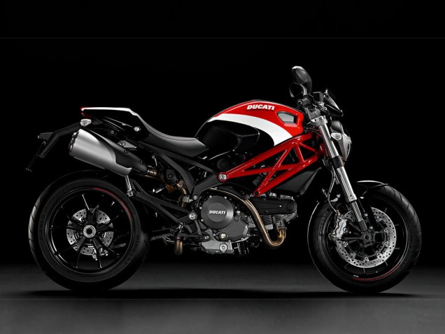 Weiß Rot 2008-2012 Ducati Monster 696 796 1100 1100S Motorrad Verkleidung