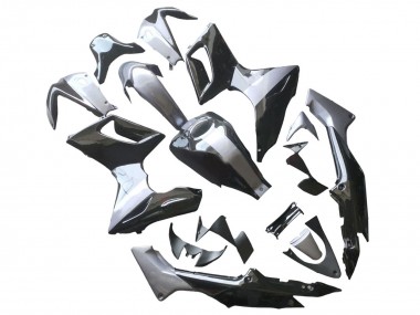 Silber Glänzendes Schwarz 2002-2006 Honda CBR125R Motorrad Verkleidung
