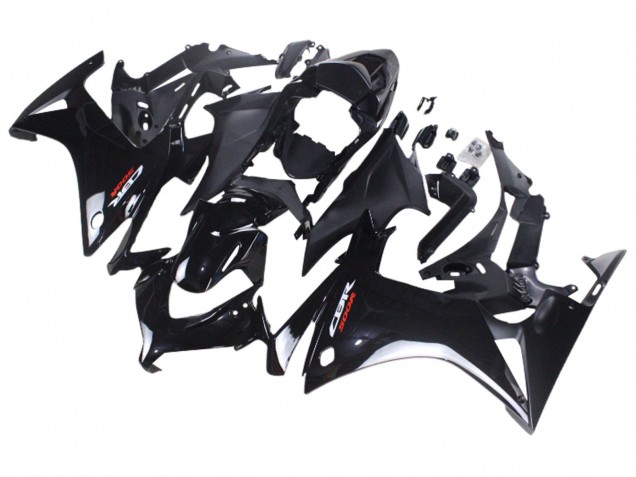 Glänzendes Schwarz Matt Schwarz 2013-2015 Honda CBR500R Motorrad Verkleidung