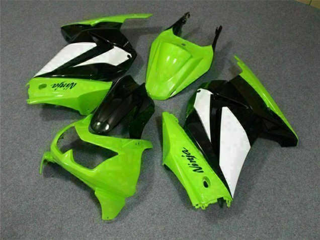 Grün Weiß Schwarz 2008-2012 Kawasaki EX250 Motorrad Verkleidung