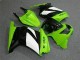 Grün Weiß Schwarz 2008-2012 Kawasaki EX250 Motorrad Verkleidung
