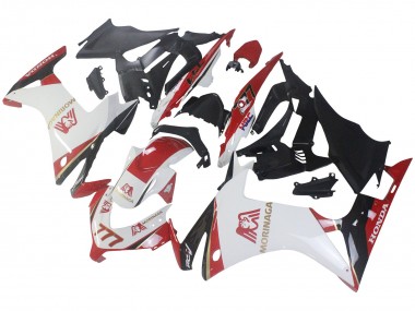 Weiß Rot Grün Glänzendes Schwarz Morinage 777 2013-2015 Honda CBR500R Motorrad Verkleidung