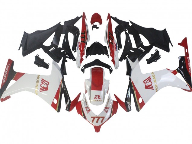 Weiß Rot Grün Glänzendes Schwarz Morinage 777 2013-2015 Honda CBR500R Motorrad Verkleidung