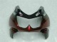 Glänzendes Schwarz Kastanienbraun Rot 2008-2012 Kawasaki EX250 Motorrad Verkleidung