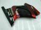 Glänzendes Schwarz Kastanienbraun Rot 2008-2012 Kawasaki EX250 Motorrad Verkleidung