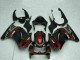 Glänzendes Schwarz Kastanienbraun Rot 2008-2012 Kawasaki EX250 Motorrad Verkleidung