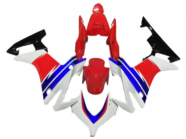 Weiß Rot Blau 2013-2015 Honda CBR500R Motorrad Verkleidung