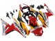 Gelb Weiß Rot Repsol HRC 2016-2018 Honda CBR500R Motorrad Verkleidung