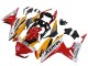 Gelb Weiß Rot Repsol HRC 2016-2018 Honda CBR500R Motorrad Verkleidung