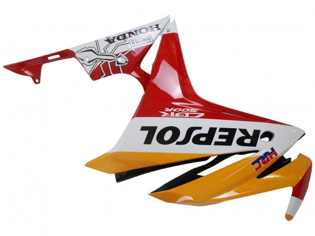 Gelb Weiß Rot Repsol HRC 2016-2018 Honda CBR500R Motorrad Verkleidung