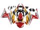 Gelb Weiß Rot Repsol HRC 2016-2018 Honda CBR500R Motorrad Verkleidung