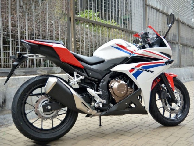 Weiß Rot Blau Matt Schwarz 2016-2018 Honda CBR500R Motorrad Verkleidung