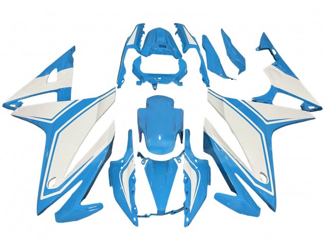 Hellblau Weiß 2016-2018 Honda CBR500R Motorrad Verkleidung
