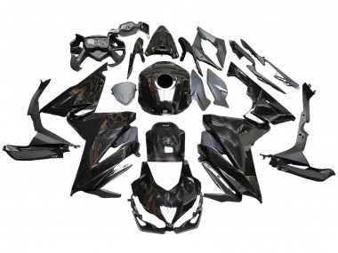Glänzendes Schwarz 2022-2023 Honda CBR500R Motorrad Verkleidung
