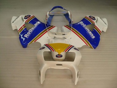Weiß Blau Gold Rothmans 1998-2001 Honda VFR 800 Motorrad Verkleidung