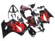 Glänzendes Schwarz Rot 2002-2013 Honda VFR 800 Motorrad Verkleidung