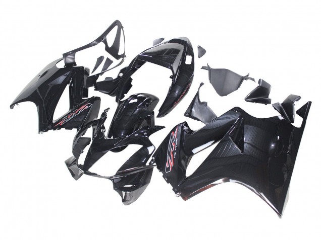 Glänzendes Schwarz 2002-2013 Honda VFR 800 Motorrad Verkleidung