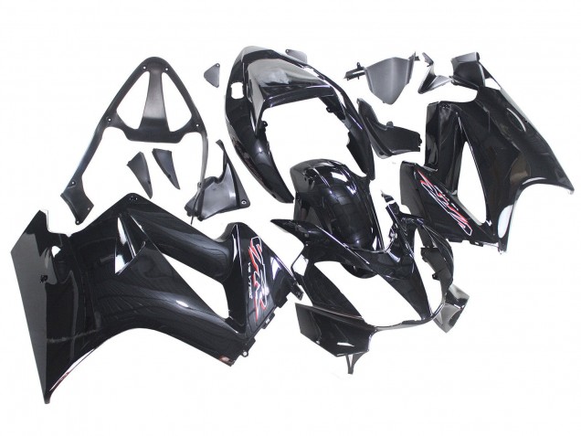 Glänzendes Schwarz 2002-2013 Honda VFR 800 Motorrad Verkleidung