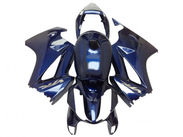 Dunkel Blau 2002-2013 Honda VFR 800 Motorrad Verkleidung
