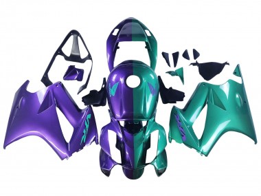 Lila Grün 2002-2013 Honda VFR 800 Motorrad Verkleidung