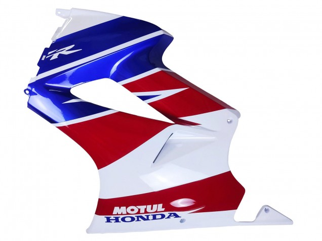 Weiß Rot Blau Motul 2002-2013 Honda VFR 800 Motorrad Verkleidung