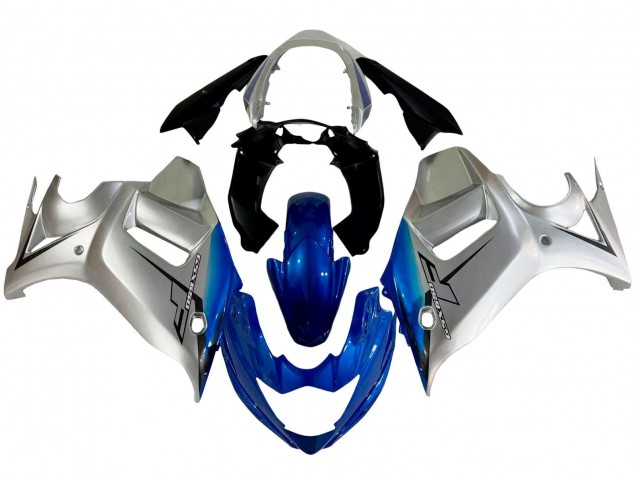 Silber Blau 2008-2013 Suzuki GSX650F Motorrad Verkleidung