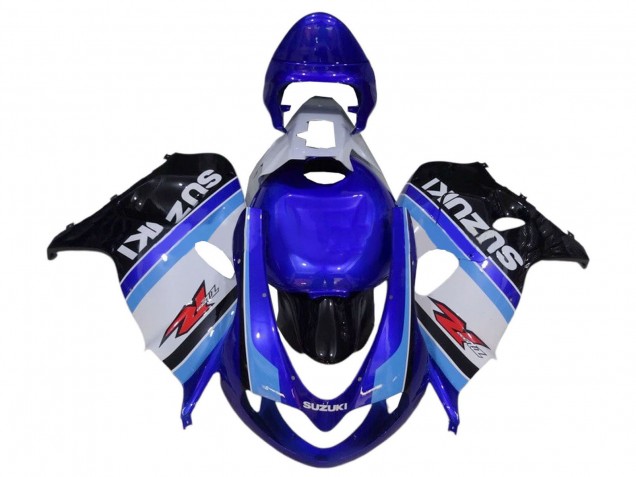 Blau Weiß Schwarz Rot 1998-2003 Suzuki TL1000R Motorrad Verkleidung