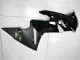 Glänzendes Schwarz Weiß Aufkleber 2009-2011 Kawasaki EX650 Motorrad Verkleidung