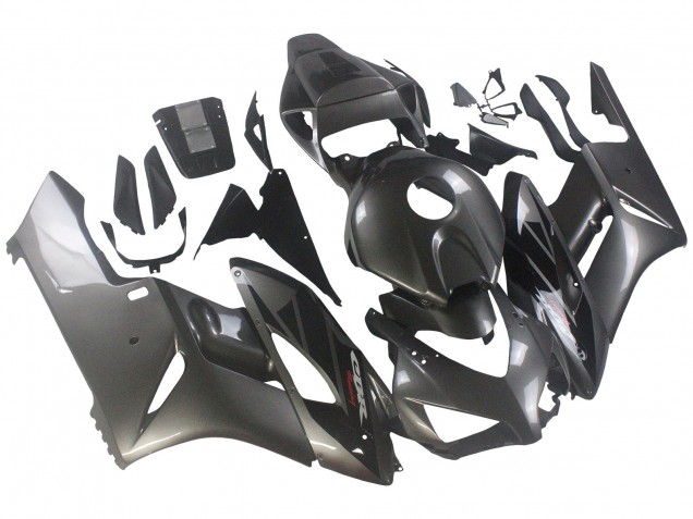 Glänzendes Grau Glänzendes Schwarz 2004-2005 Honda CBR1000RR Motorrad Verkleidung
