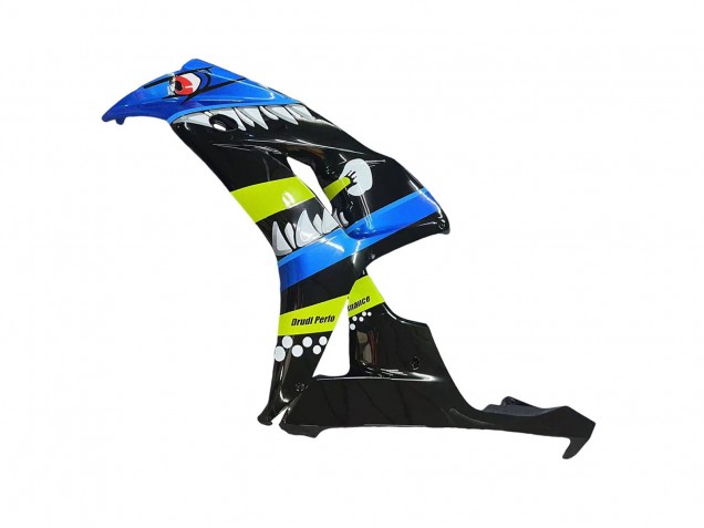 Blau Fluoreszierendes Grün Glänzendes Schwarz Hai 46 2006-2007 Honda CBR1000RR Motorrad Verkleidung
