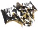Gold Glänzendes Schwarz 2006-2007 Honda CBR1000RR Motorrad Verkleidung