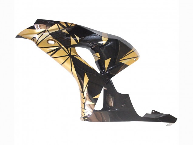 Gold Glänzendes Schwarz 2006-2007 Honda CBR1000RR Motorrad Verkleidung