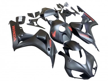 Matt Schwarz Rot Aufkleber 2006-2007 Honda CBR1000RR Motorrad Verkleidung