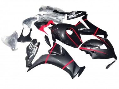 Schwarzes Carbonfaser Rot 2012-2016 Honda CBR1000RR Motorrad Verkleidung