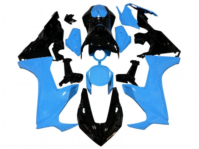 Blau Glänzendes Schwarz 2017-2024 Honda CBR1000RR Motorrad Verkleidung
