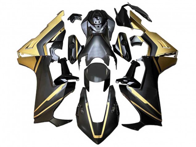 Gold Matt Schwarz 2017-2023 Honda CBR1000RR Motorrad Verkleidung