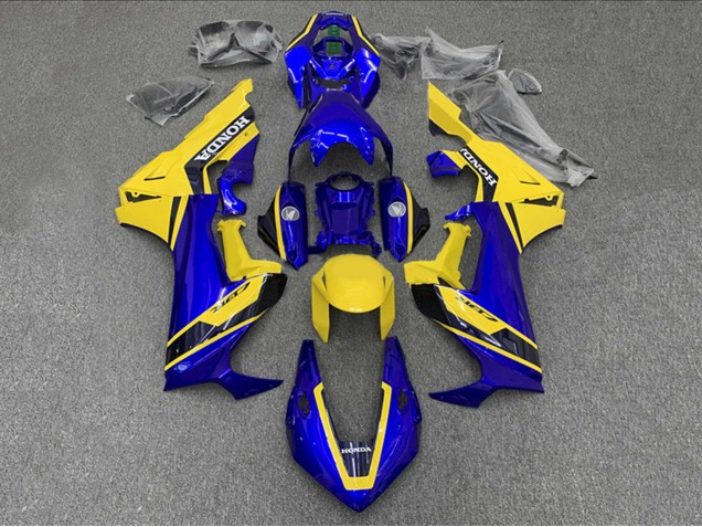 Gelb Blau 2017-2023 Honda CBR1000RR Motorrad Verkleidung