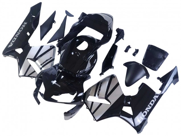 Silber Glänzendes Schwarz 2003-2004 Honda CBR600RR Motorrad Verkleidung