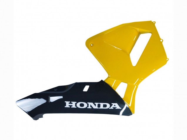 Gelb Glänzendes Schwarz 2003-2004 Honda CBR600RR Motorrad Verkleidung