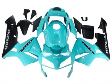 Hellblau Schwarz 2003-2004 Honda CBR600RR Motorrad Verkleidung