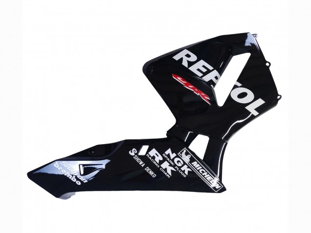 Glänzendes Schwarz Weiß Repsol 2003-2004 Honda CBR600RR Motorrad Verkleidung