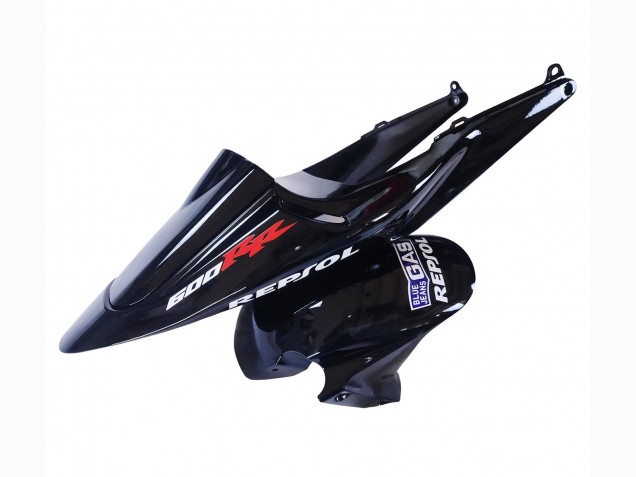 Glänzendes Schwarz Weiß Repsol 2003-2004 Honda CBR600RR Motorrad Verkleidung