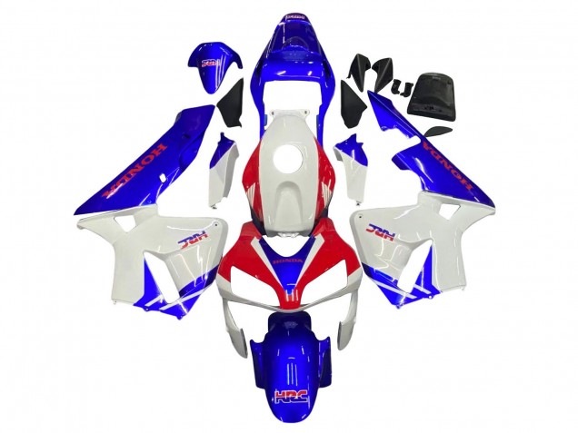 Weiß Blau Rot HRC 2003-2004 Honda CBR600RR Motorrad Verkleidung