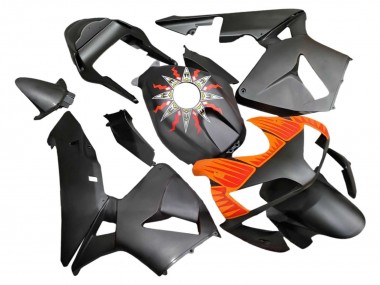 Matt Schwarz Orange 2003-2004 Honda CBR600RR Motorrad Verkleidung