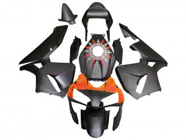 Matt Schwarz Orange 2003-2004 Honda CBR600RR Motorrad Verkleidung