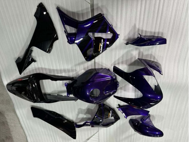 Dunkel Blau Glänzendes Schwarz 2003-2004 Honda CBR600RR Motorrad Verkleidung