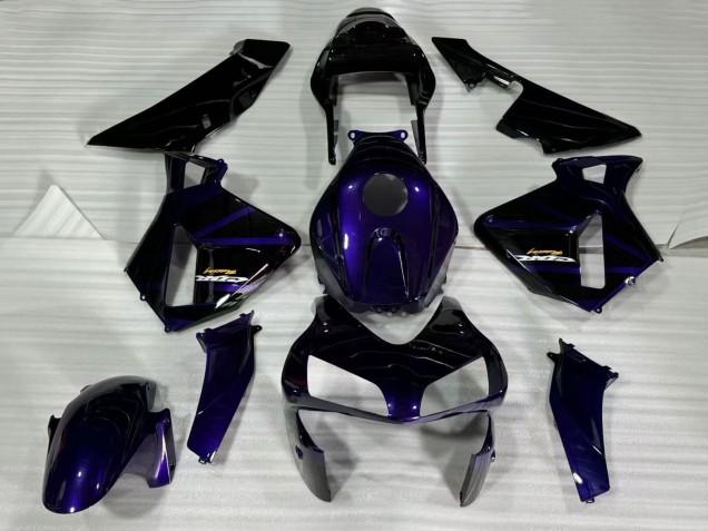 Dunkel Blau Glänzendes Schwarz 2003-2004 Honda CBR600RR Motorrad Verkleidung