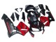 Rot Glänzendes Schwarz Matt Schwarz 2003-2004 Honda CBR600RR Motorrad Verkleidung