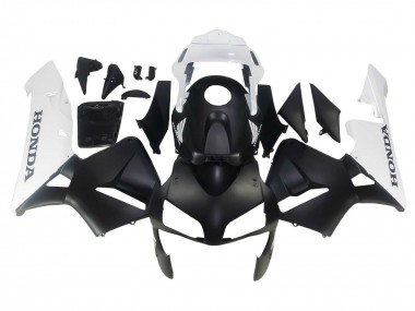 Weiß Matt Schwarz 2003-2004 Honda CBR600RR Motorrad Verkleidung