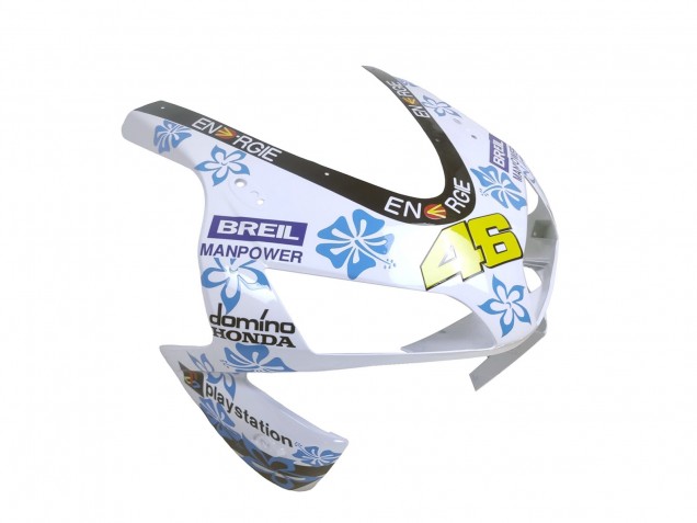 Weiß Blau Rot Nastro Azzurro 46 2003-2004 Honda CBR600RR Motorrad Verkleidung